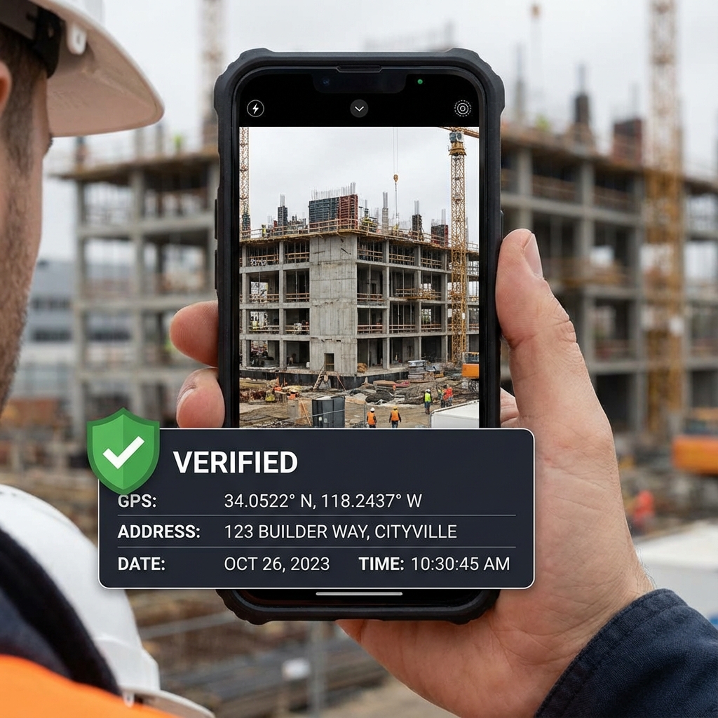 GeoGPS Camera — mobile app preview