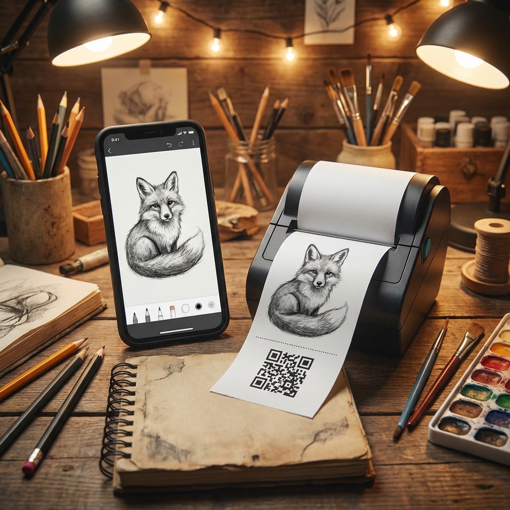 Thermal Image Printer — mobile app preview
